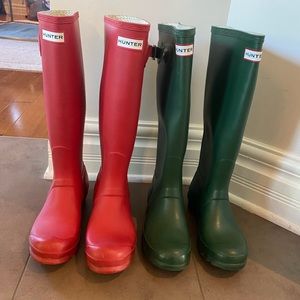 Hunter women's rain boot